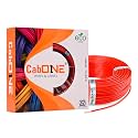 CabONE Lite 1.0 Sq mm Electrical Wire - 90m Blue Single Core CCA Copper Wire | Fire Retardant PVC Insulation for Domestic Wiring Red