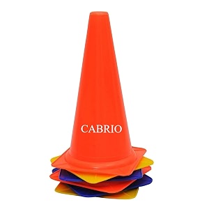 CABRIO 6 inch Plastic Cone Marker Set