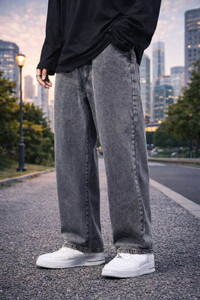 CABRRR Loose Fit Men Grey Jeans