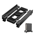 CABTE Adjustable Computer Tower Stand, Under Desk CPU Holder
