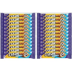 cadbury 5 star oreo bars 24 x 42 g chocolate 1008 gram