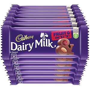 cadbury dairy milk fruit amp nut chocolate bar 36 g-pack of 1212 x 36 g444 grams