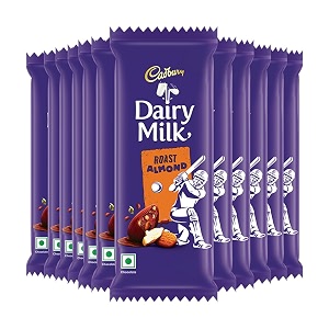 cadbury dairy milk roast almond chocolate bar 36 g pack of 12