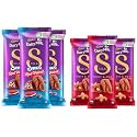 Cadbury Dairy Milk Silk Oreo Red Velvet, 130g - Pack of 3 &amp; Cadbury Dairy Milk Silk Fruit and Nut Chocolate Bar, 137g (Pack of 3)
