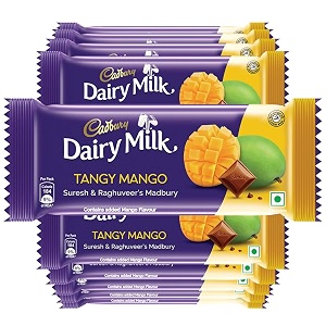 cadbury dairy milk tangy mango madbury chocolate bar 36 gram pack of 10
