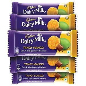 cadbury dairy milk tangy mango madbury chocolate bar 36 gram pack of 5