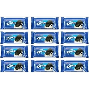 cadbury oreo original chocolatey biscuits cream sandwich 463 g-12pcs cream cracker biscuit 555 gm pack of 12
