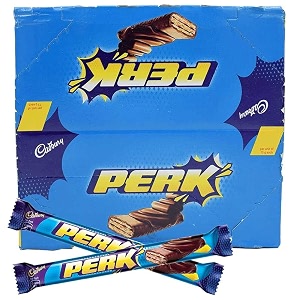 cadbury perk chocolate bar 13gram pack of 30