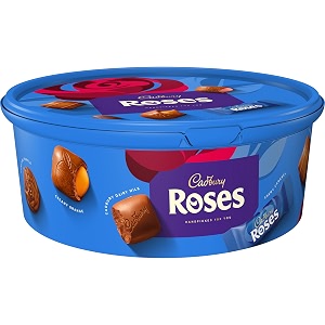 cadbury roses chocolates tin 550grams
