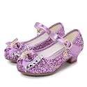 Cadidi Dinos Little Big Girl's Adorable Sparkle Princess Party Girls Dress Shoes