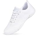 CADIDL Cheer Shoes Women White Cheerleading Dance Shoes