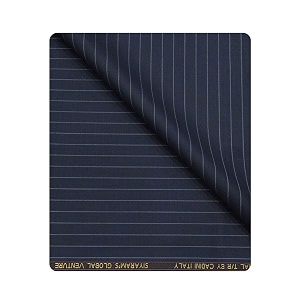Cadini Mens Terry Rayon Unstitched Striped Suiting