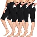CADMUS 4 or 1 Pack Women's Biker Shorts Leggings Spandex Athletic Shorts