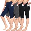CADMUS 4 or 1 Pack Women's Biker Shorts Leggings Spandex Athletic Shorts
