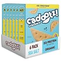 cadootz! Organic Seed Oil Free Protein Crackers, GF, Sea Salt, 6 Pack