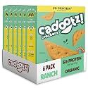 cadootz! Organic Seed Oil Free Protein Crackers, GF, Ranch, 6 Pack