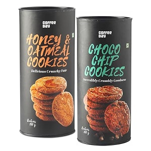cafe coffee day cookies combo of honey amp choco chips