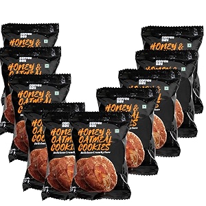 cafe coffee day cookies honey oat meal starter pack of 10
