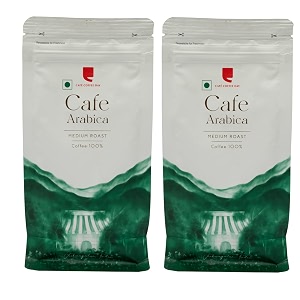 cafe coffee day  filter  ground  best coffee  morning  choco pack of 2 100 arabica pure coffee packet