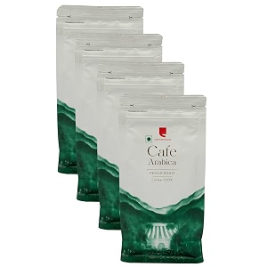 cafe coffee day  filter  ground  best coffee  morning  choco pack of 4 100 arabica pure coffee packet
