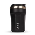 Cafe JEI Keep Your Brew Perfectly Insulated On-The-Go 380ml Insulated Coffee Travel Mug: Leakproof Lid, Stainless Steel for Hot &amp; Cold Drinks - Ideal Reusable Cup for Men and Women