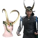 Cafele Superhero Helmet Horns Cosplay, 2021 TV Superhero Series Movie Thor Ragnarok Crown Mask Halloween Costume Accessories