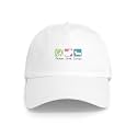 CafePress Happy Hearts Cap Adjustable Baseball Cap