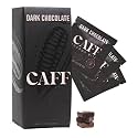 CAFF All Natural Energy Bites - Caffeinated Chocolate Flavored Chew for Energy Boost - No Added Sugar - 65mg Caffeine Chocolate Bars – 15 Calorie Organic Caffeine Snacks - Vegan, Gluten-Free, Keto (20 Bites)