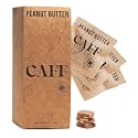CAFF All Natural Energy Bites - Caffeinated Peanut Butter Bite for Energy Boost - 65mg Caffeine Peanut Butter Bars – 20 Calorie Organic Caffeine Snacks - Gluten-Free, Keto (20 Bites)