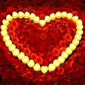 Caffox 3000Pcs Rose Petals with 36Pcs LED Tea Lights Candles, Rose Petals for Romantic Night for Her Set, Romantic Decorations for Special Night, Valentine's Day, Wedding, Anniversary Decorations