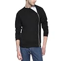 CAHOOT Black Mens Mettalic Side Zipped Jacket