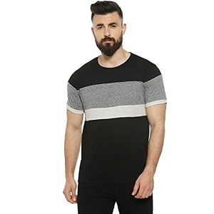 CAHOOT Colour Block Men Round Neck Stylish