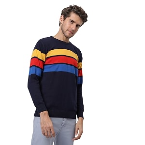 cahoot full sleeve zipper hoodie for men