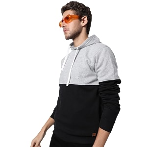 cahoot full sleeve zipper hoodie for men