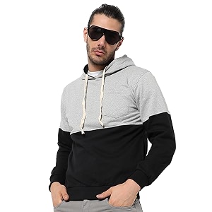 cahoot full sleeve zipper hoodie for men