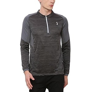 CAHOOT Mens Charcoal Grey Basic Activewear T