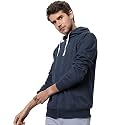 CAHOOT Men39s Dark Blue Zip-Front Hoodie with