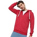 CAHOOT Men39s Dark Blue Zip-Front Hoodie with