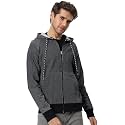 CAHOOT Men39s Dark Blue Zip-Front Hoodie with