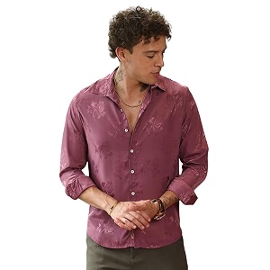 CAHOOT Mens Hexagon-Lined Shirt Casual Wear