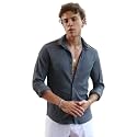 CAHOOT Men39s Hexagon-Lined Shirt Casual Wear