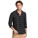 CAHOOT Men39s Hexagon-Lined Shirt Casual Wear