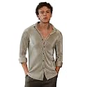 CAHOOT Men39s Hexagon-Lined Shirt Casual Wear