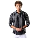 CAHOOT Men39s Hexagon-Lined Shirt Casual Wear