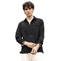 CAHOOT Men's Multitrack Striped Oversized Shirt for Casual Wear | Spread Collar | Long Sleeve | Button Closure | Oversized Shirt Crafted with Comfort Fit for Everyday Wear