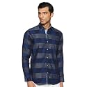 CAHOOT Men39s Navy Blue Checkered Button Up