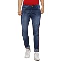 CAHOOT Men39s Navy Blue Tapered Dark- Wash