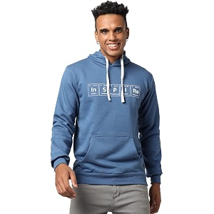 cahoot men39s pullover hoodie with contrast drawstring for casual wear  hooded neck  long sleeve  pull on closure  cotton sweatshirt crafted with comfort fit for everyday wear