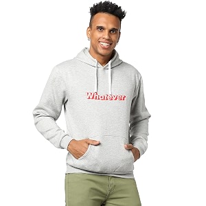 cahoot men39s pullover hoodie with contrast drawstring for casual wear  hooded neck  long sleeve  pull on closure  cotton sweatshirt crafted with comfort fit for everyday wear