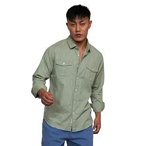 CAHOOT Mens Solid Utility Shirt Casual